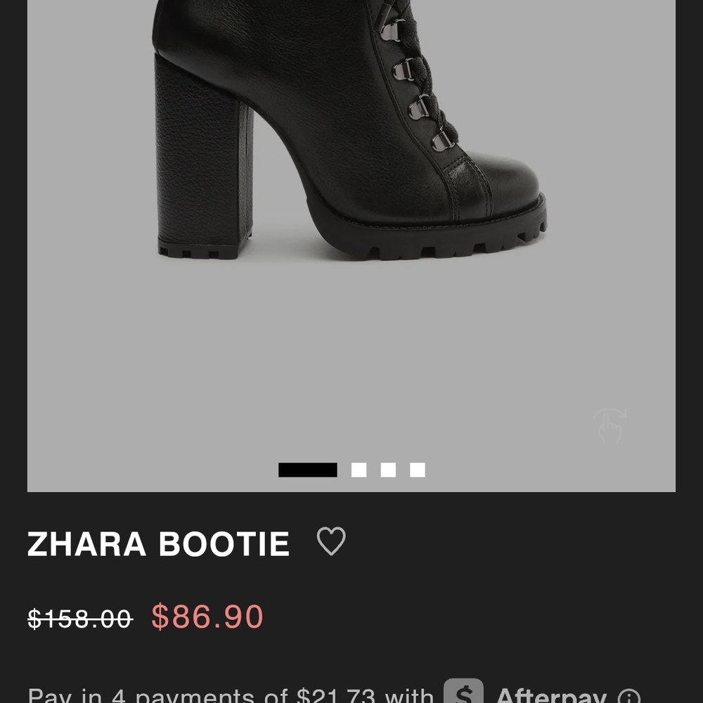 Schultz Black Heeled Booties